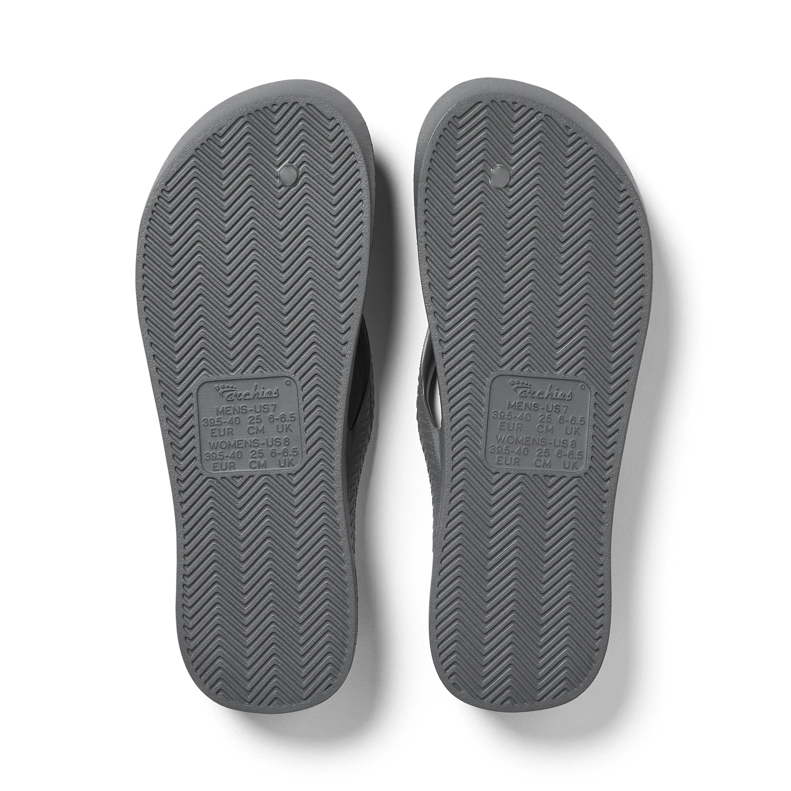 Arch Support Flip Flops - Classic - Charcoal - Image 14