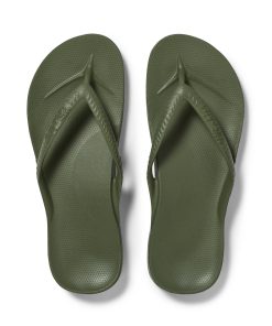 Arch Support Flip Flops - Classic - Olive