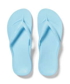 Arch Support Flip Flops - Classic - Sky Blue
