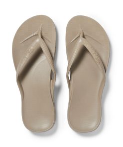 Arch Support Flip Flops - Classic - Taupe