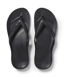 Arch Support Flip Flops - Classic - Black