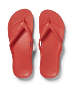 Arch Support Flip Flops - Classic - Coral
