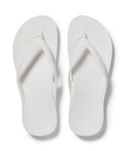 Arch Support Flip Flops - Classic - White