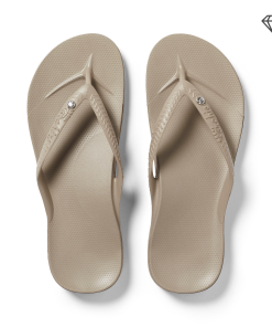 Arch Support Flip Flops - Classic - Crystal Taupe